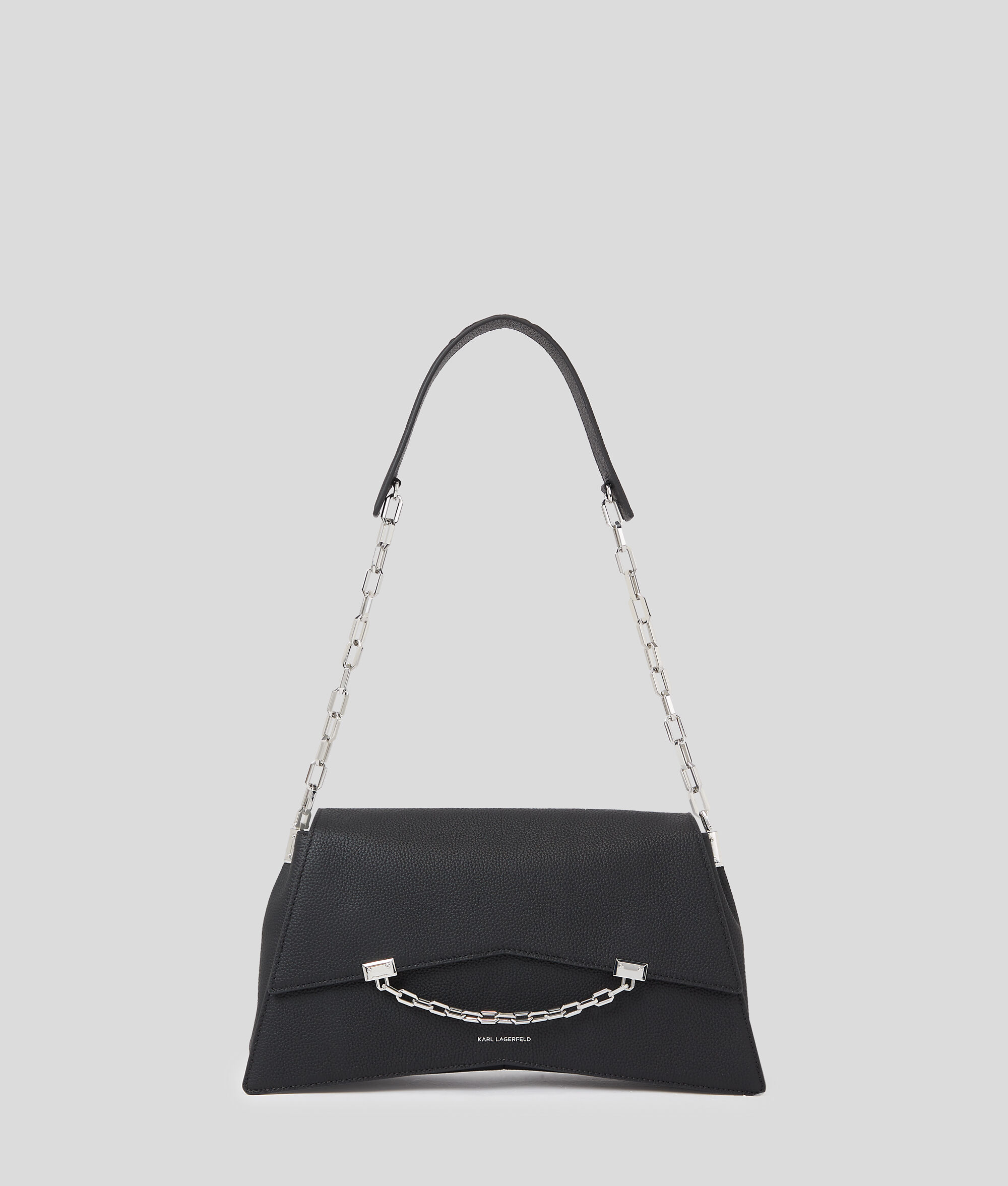 (image for) Top-Tier K/SEVEN LARGE GRAINY LEATHER SHOULDER BAG